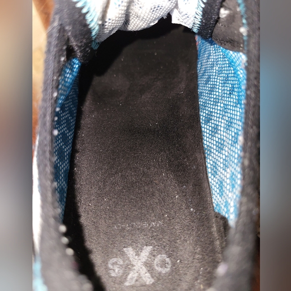 OXS Mens Leather & Nylon Upper Real Rubber Sole Sneakers MADE IN ITALY Size 8.5 - Picture 7 of 10